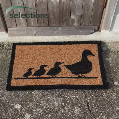 Duck Family Indoor & Outdoor Coir Doormat
