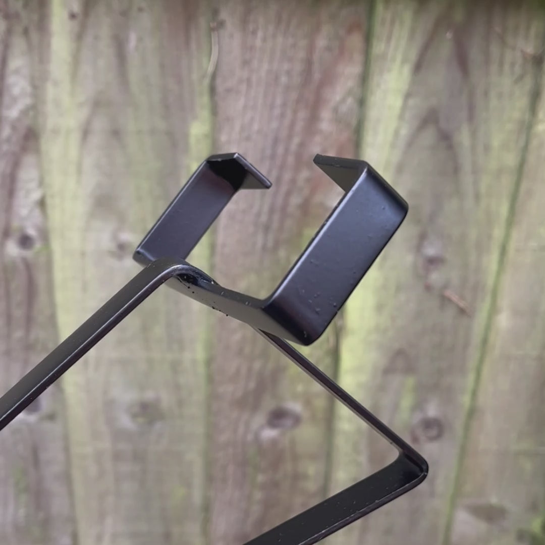 Hanging Basket Brackets for Concrete Fence Posts (Set of 4) I Garden