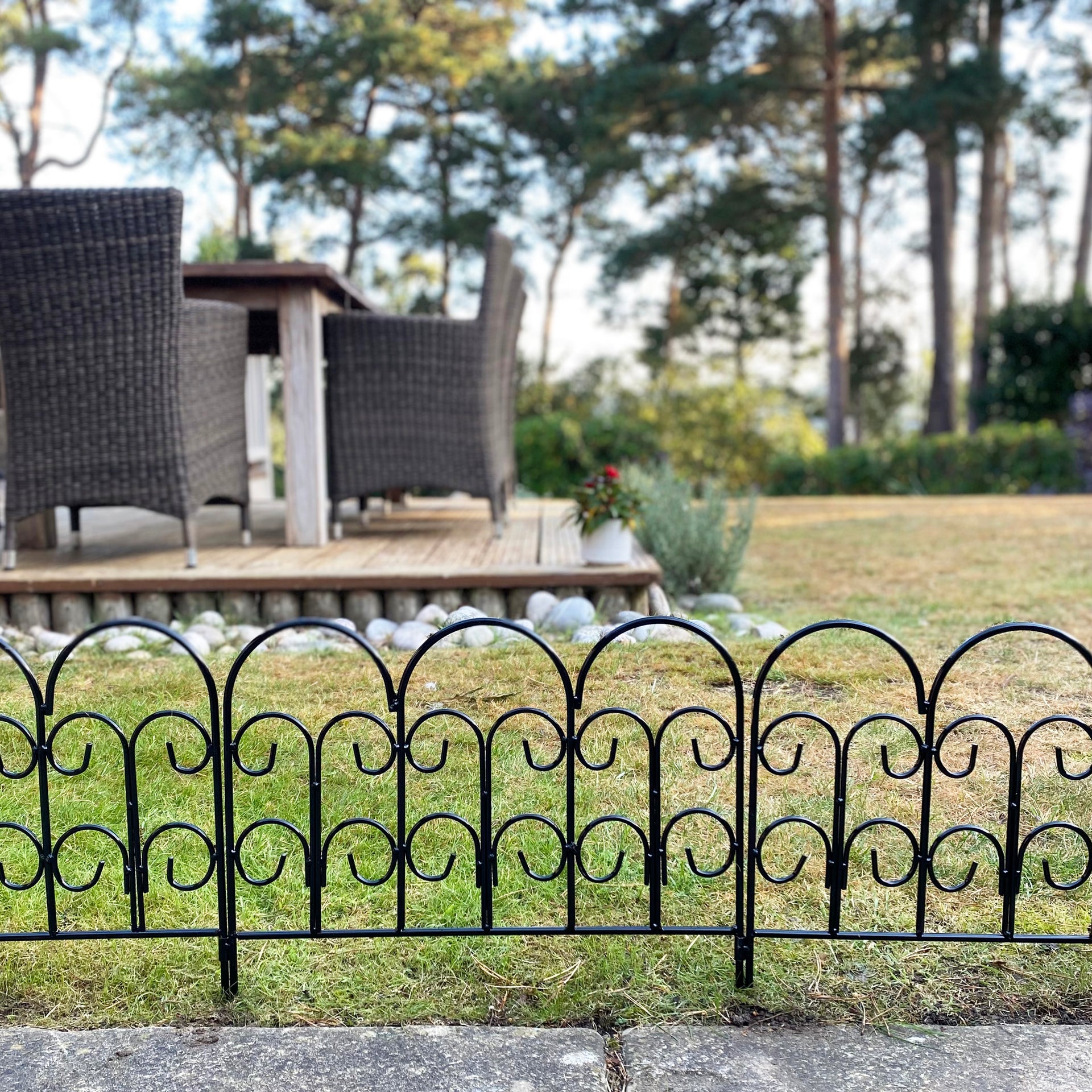 Richmond Metal Garden Lawn Edging 5 Panels
