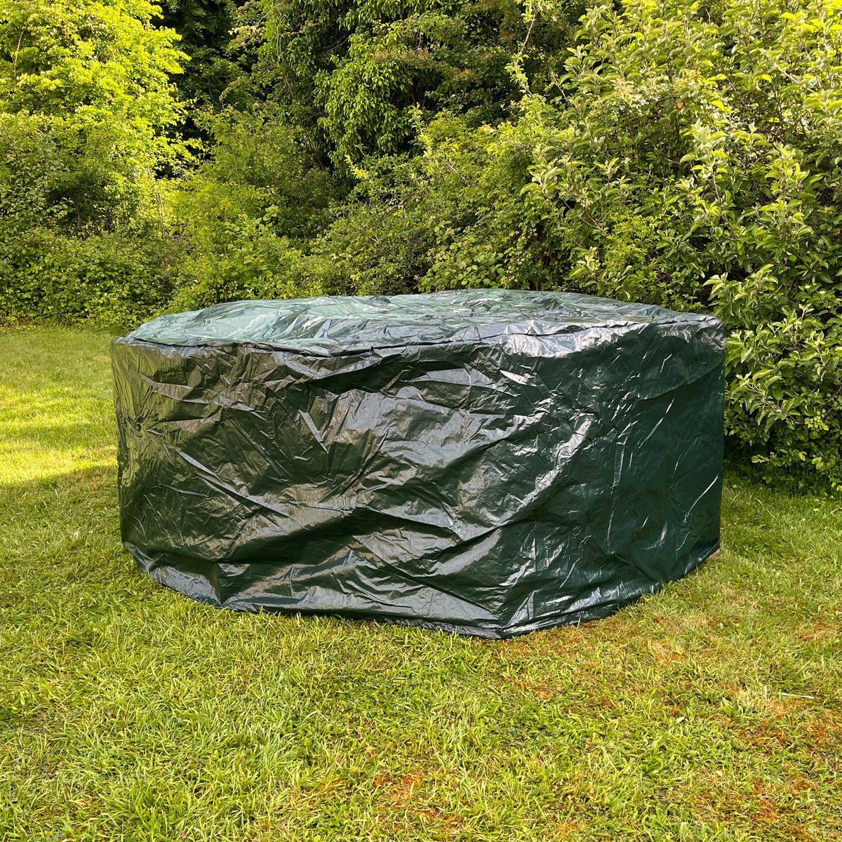 Waterproof Large Round Patio Garden Furniture Set Cover in Green (2.25m)