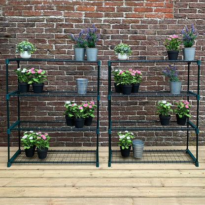 Greenhouse Staging Shelving Racking 4 Tier (Pack of 2)