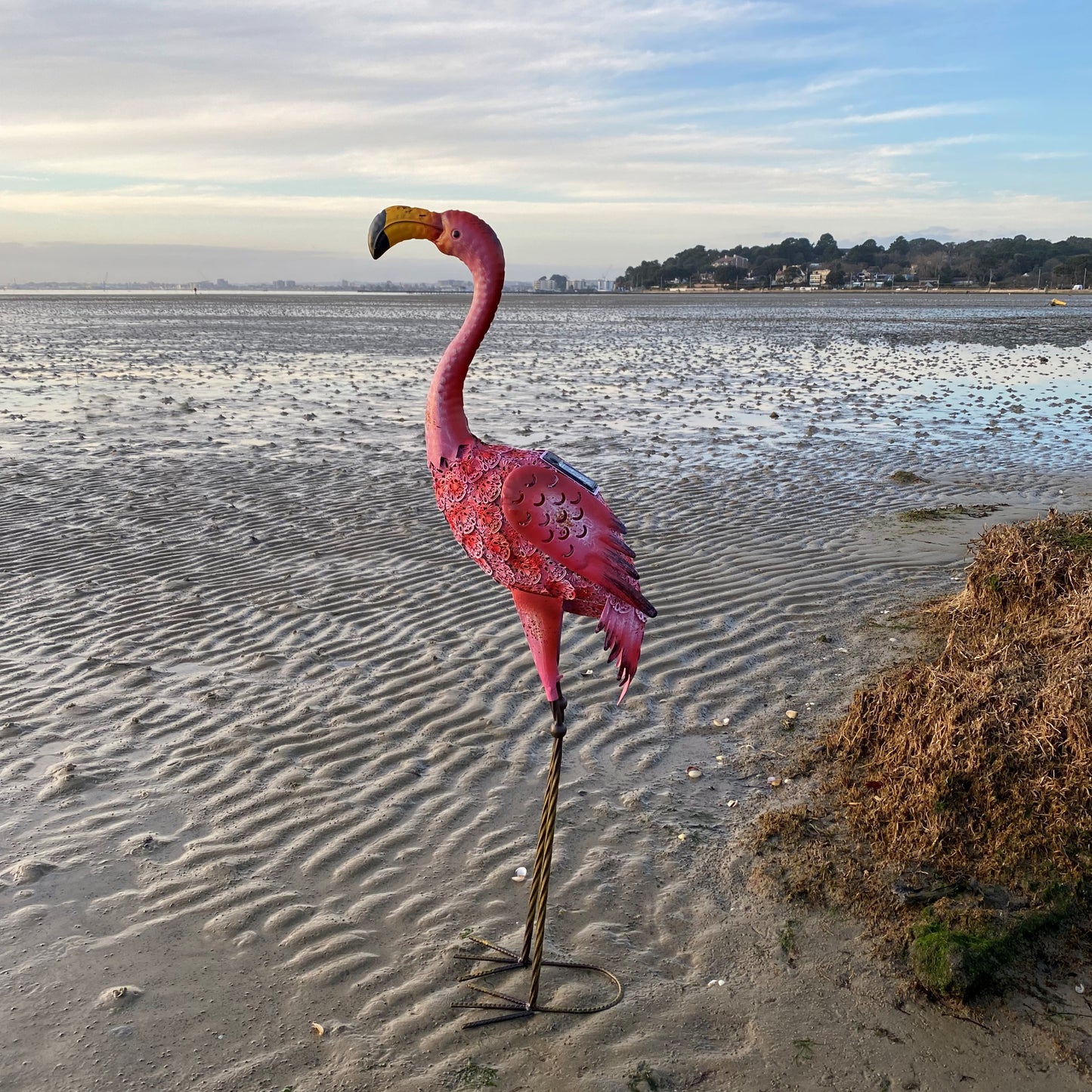 Flamingo Solar Light Garden Ornament