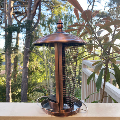 Deluxe 2 in 1 Seed and Nut Hanging Bird Feeder