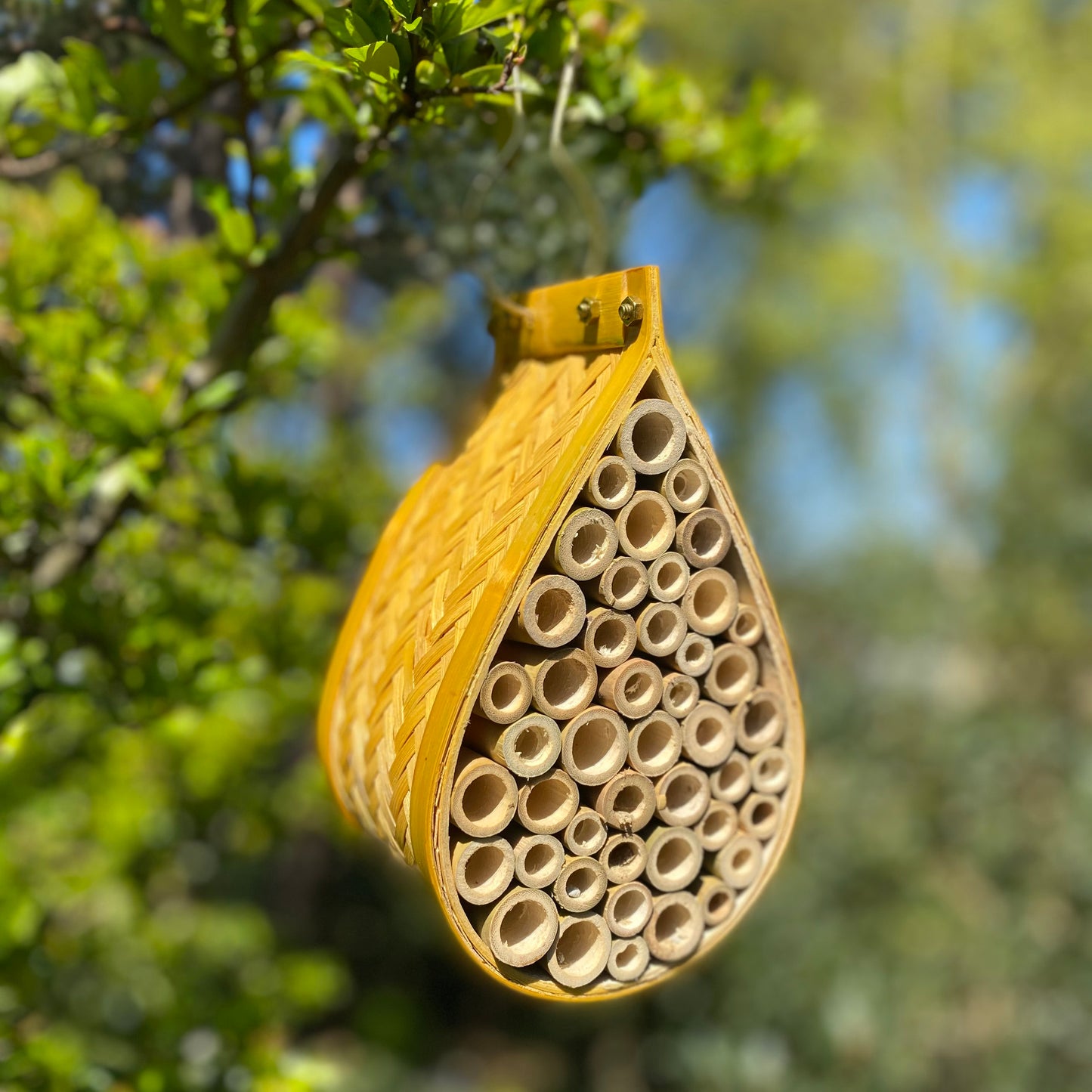 Hanging Teardrop Insect Hotel