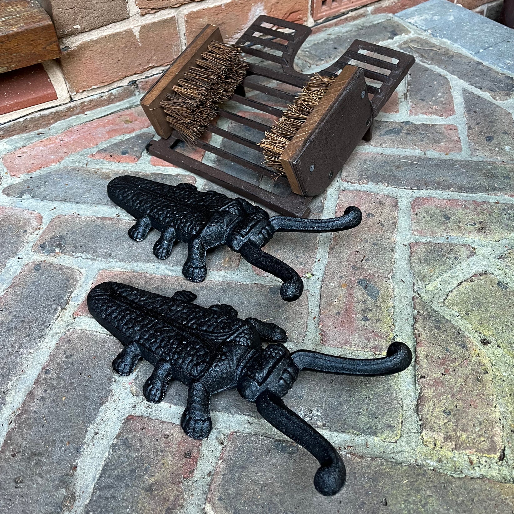 Ornate Cast Iron Boot Jack Shoe Remover Door Puller Wellington Welly Garden~5056316381109 01c Mp